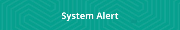 System Alert Header
